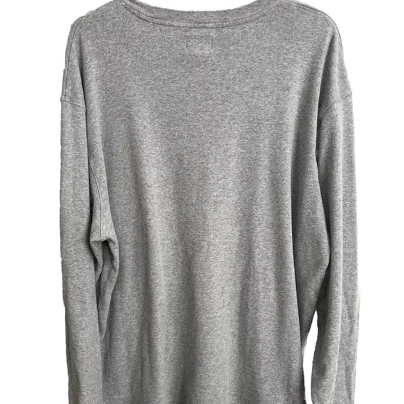 LL Bean Men’s XL Plain Gray Sweatshirt Winter Warm Outer layer - Picture 2 of 6